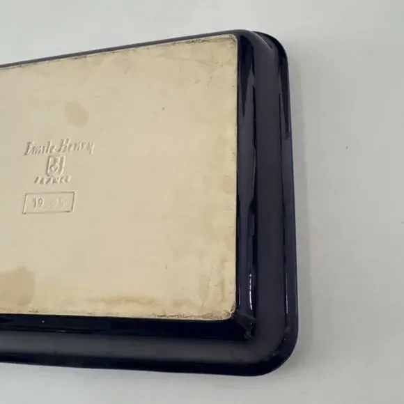 Emile Henry France Blue Ceramic Rectangular Baking Dish Small Casserole Baker - Picture 6 of 9